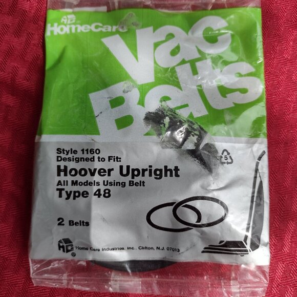 NEW Hoover Vacuum Bags (Pack of 3) and 2 Belts (Type 48) - Picture 2 of 10